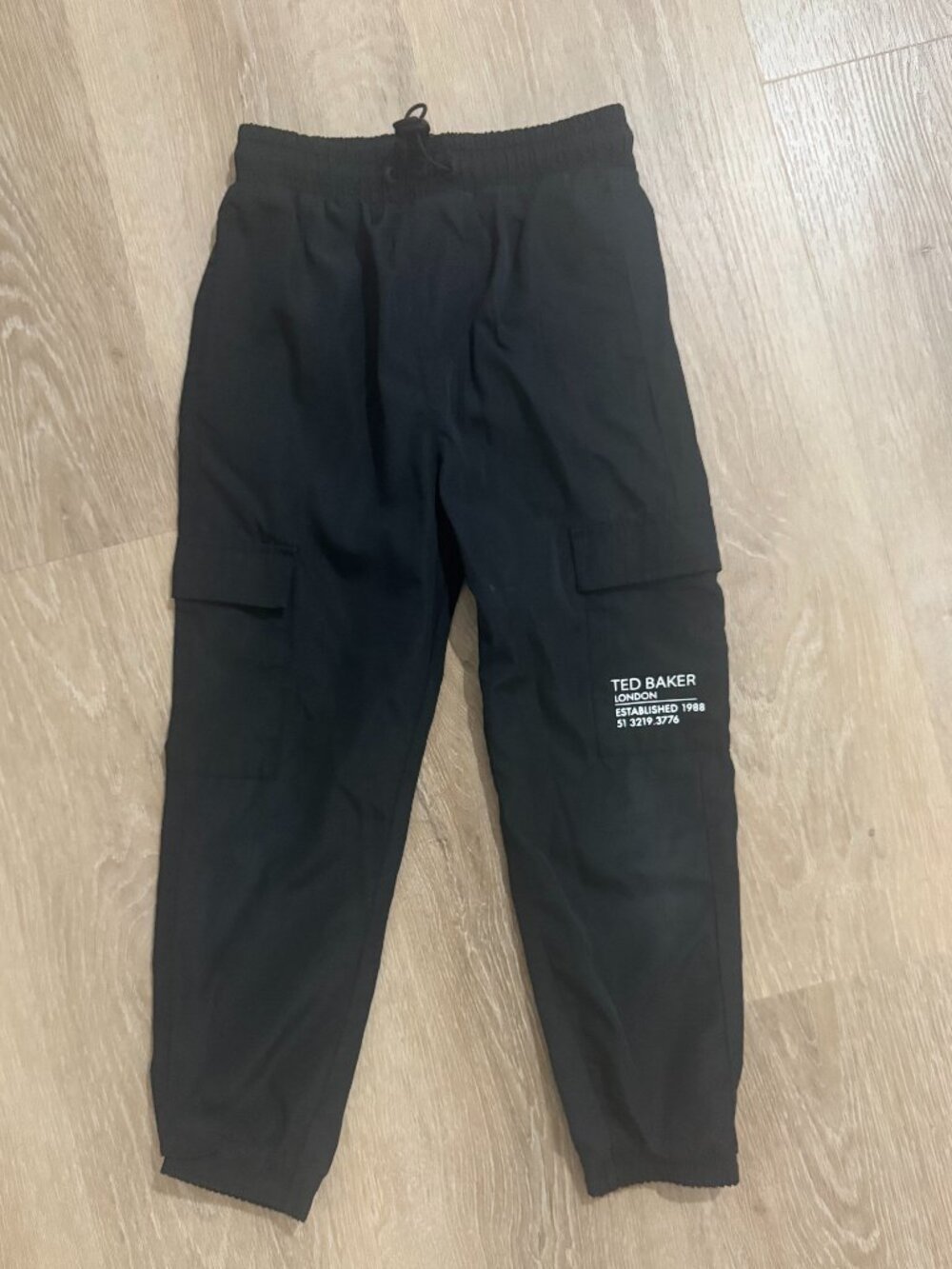 🖤 Ted Baker London Baker by Ted Baker cargo pants in black, size 7Y.